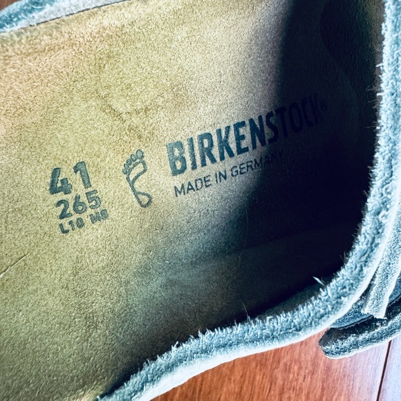 Birkenstock Men Kyoto Desert Slide Sandals in Whale Gray Eu 41 US 8-8.5 - Picture 9 of 9